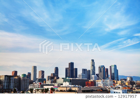 图库照片: los angeles cityscape