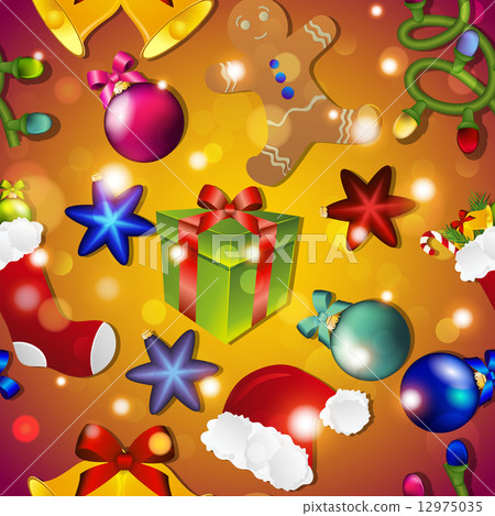 socks with gift, hat santa and the gingerbread man.