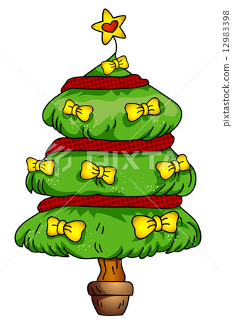 插图素材: christmas tree design
