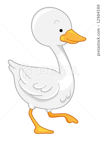 插图素材: cute duck