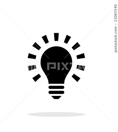 插图素材: more light icon on white background.