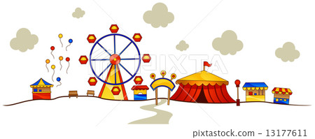 图库插图: theme park