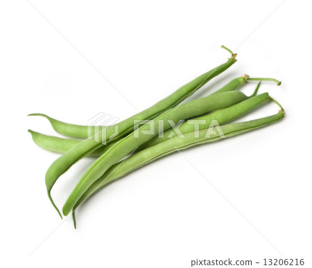 图库照片: pile of green french beans