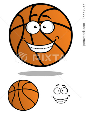 插图素材: basketball ball cartoon mascot character