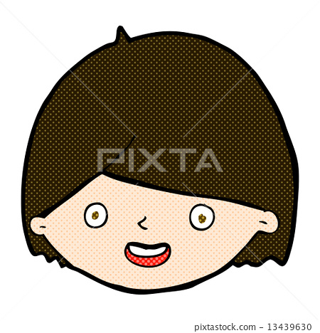 facecartoon,cartoonanimator 插图素材: comic cartoon happy face