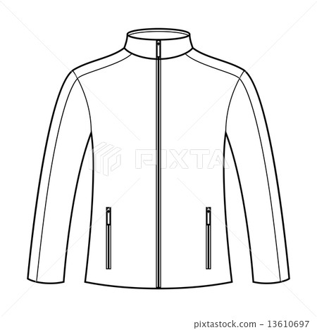 图库插图: jacket template