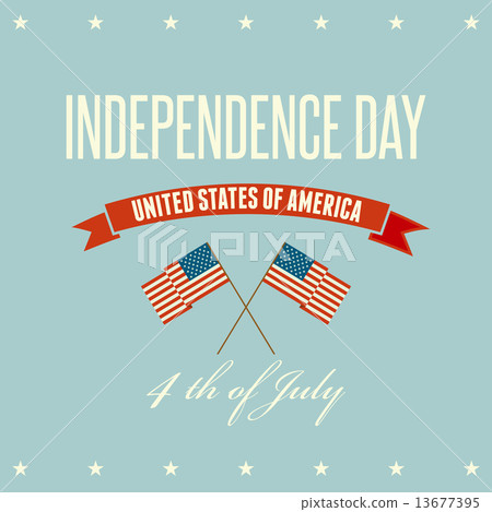 插图素材: american independence day patriotic background