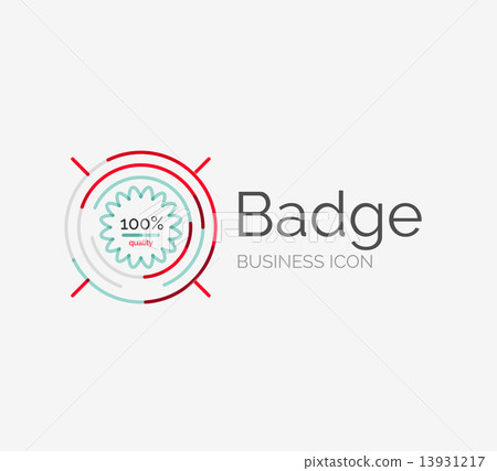 插图素材: thin line neat design logo, premium quality stamp 查看