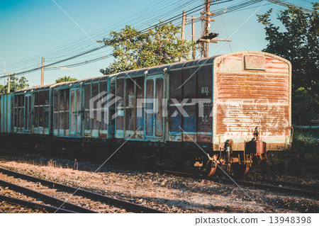 图库照片: old train station asia vintage style