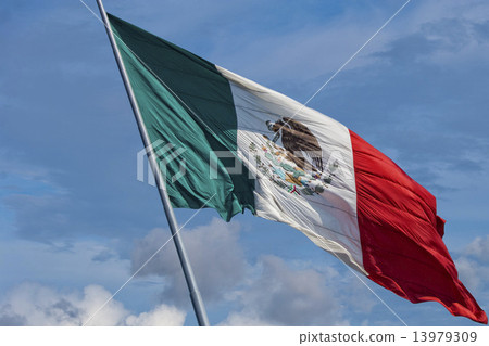 图库照片: mexican flag