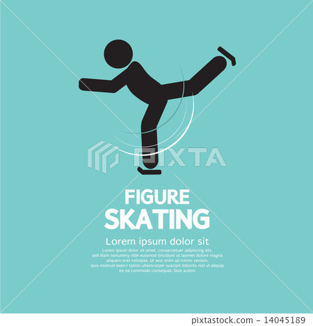 插图素材: figure skating.