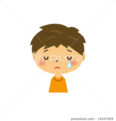 图库插图: 哭着哭泣的脸