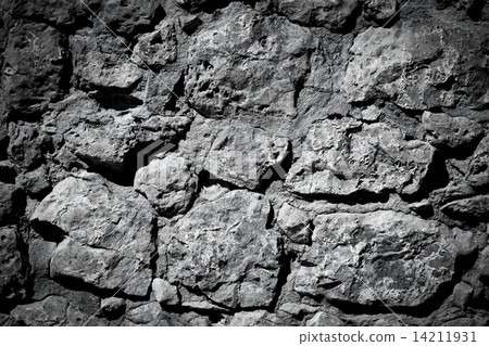 图库照片: stone texture of old city wall