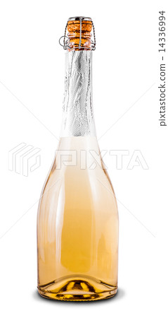 图库照片: a bottle of sparkling champagne