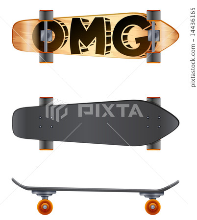 插图素材: a skateboard
