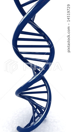 图库插图: dna structure model