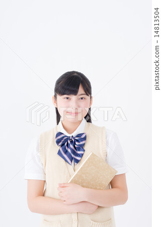 图库照片: 中学生