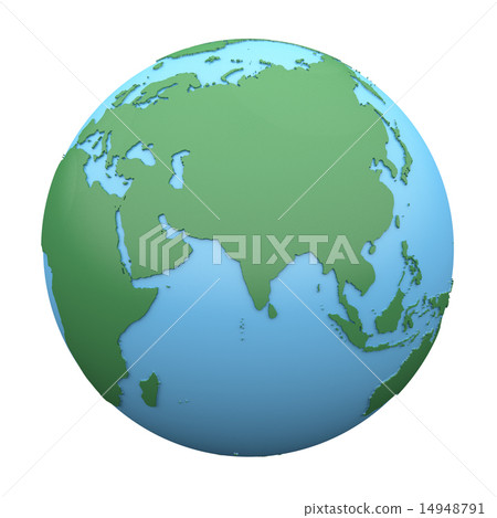 插图素材: 地球 - 亚洲,俄罗斯