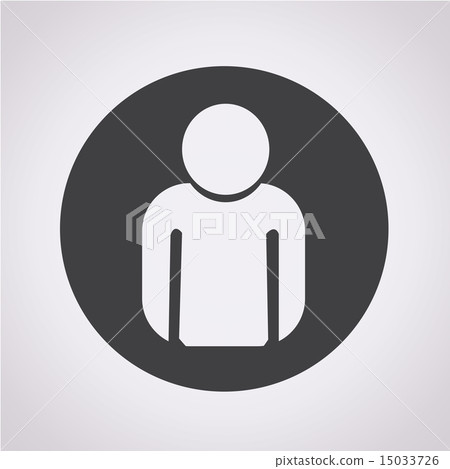 插图 背景_小物 小物 图标 person icon user sign icon