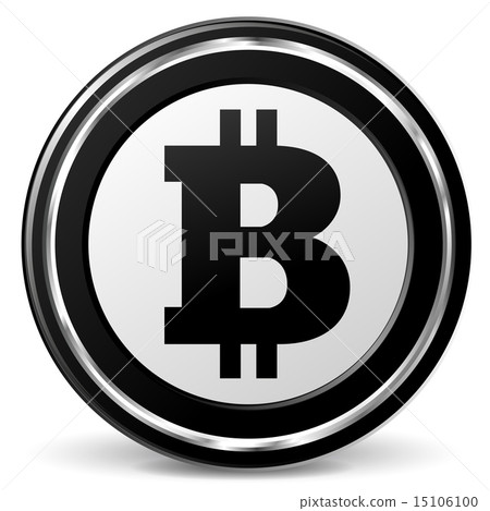 插图素材 vector bitcoin icon