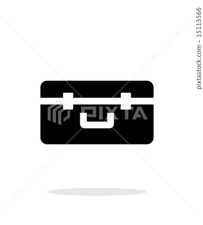 插图素材: box for quadcopter simple icon on white background.