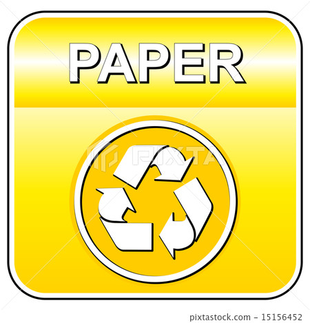 插图素材: vector paper recycle sign