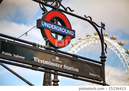 图库照片: london underground sign