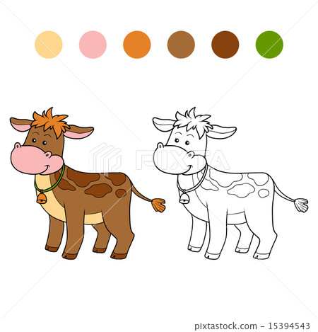 插图素材: coloring book (calf)