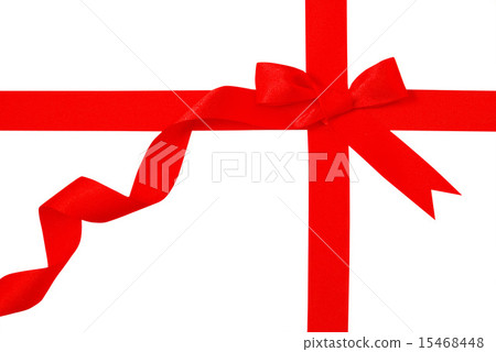 图库照片: red ribbon and bow