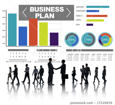 图库照片 business plan graph brainstorming strategy idea info