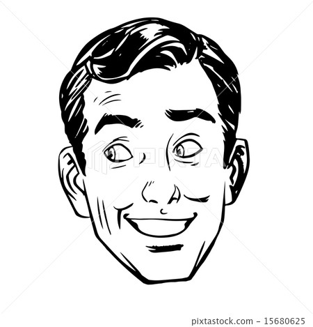 插图素材: sketch joke smile head male 查看全部