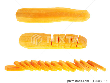 图库照片: sliced, cut and peeled carrots