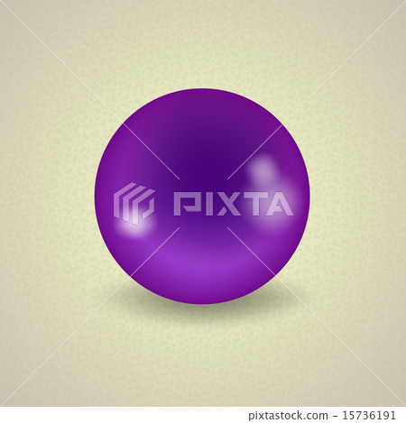 插图素材: set of billiard balls, billiards, american purple ball