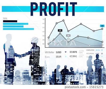 gainfu, 图库照片: profit finance gain return proceeds percentage concept