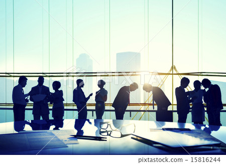 图库照片: business people japanese culture bowing respect