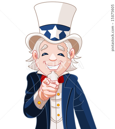 图库插图: uncle sam wants you!