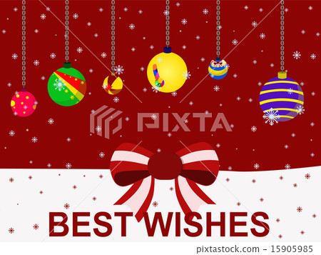插图素材: vector christmas holiday festival best wishes