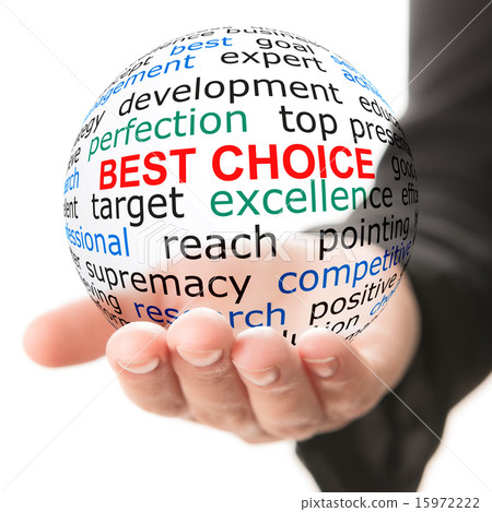 图库照片: concept of best choice