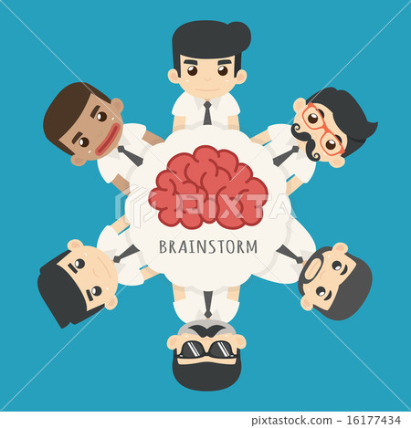 插图素材: businessman brainstorm 查看全部