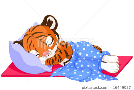 插图素材: cute tiger sleeping 查看全部