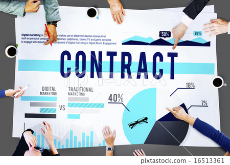 图库照片: contract commitment deal partnership strategy concept