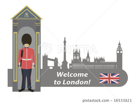 插图素材: british royal guard