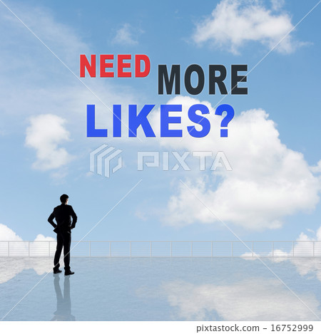 图库照片: need more likes?