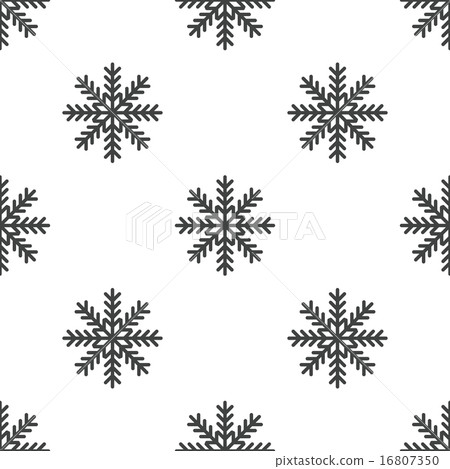 插图素材: snowflake pattern