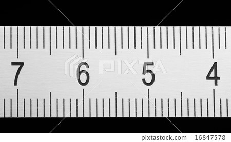 图库照片: metal ruler equipment at centimeter