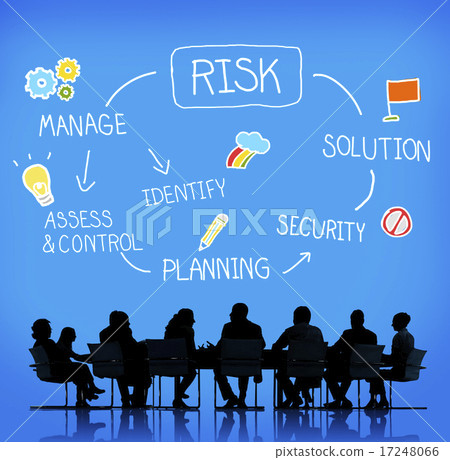 risk control,lostcontrol 图库照片: risk management access and control weakness concept