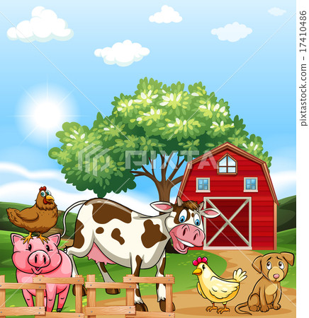 插图素材: farm animals