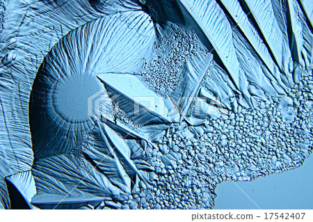 图库照片: abstract blue background cold ice texture with cracks