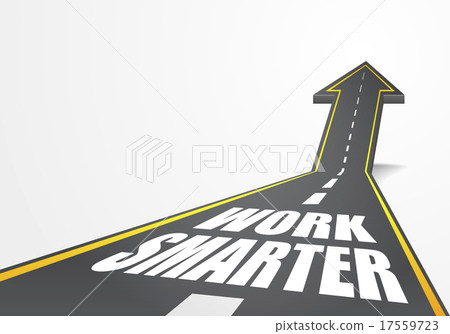 插图素材: road work smarter