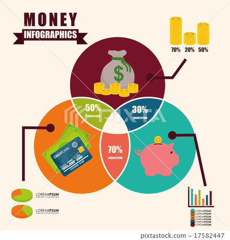 图库插图: money infographic design.